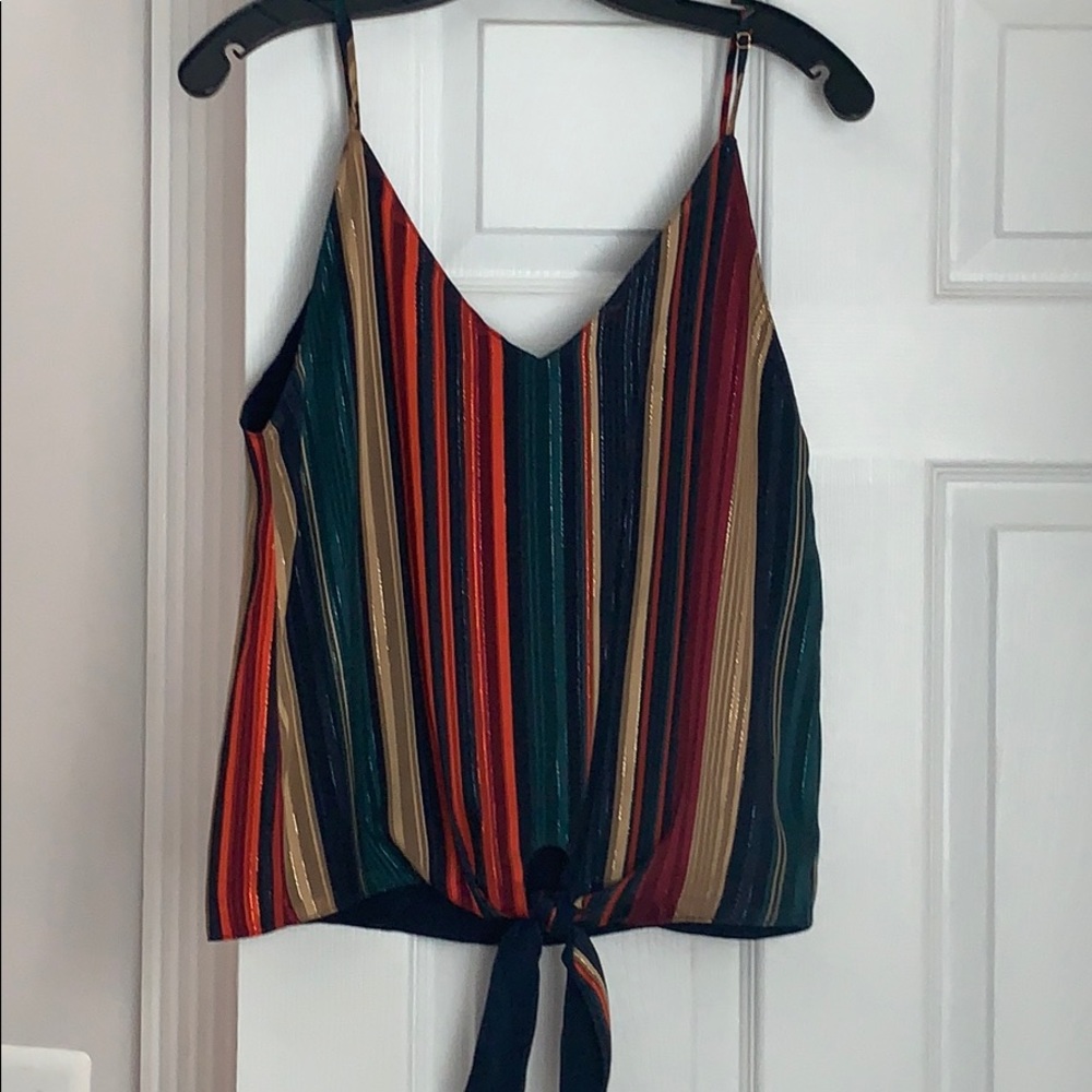 Multicolored Shimmery tank